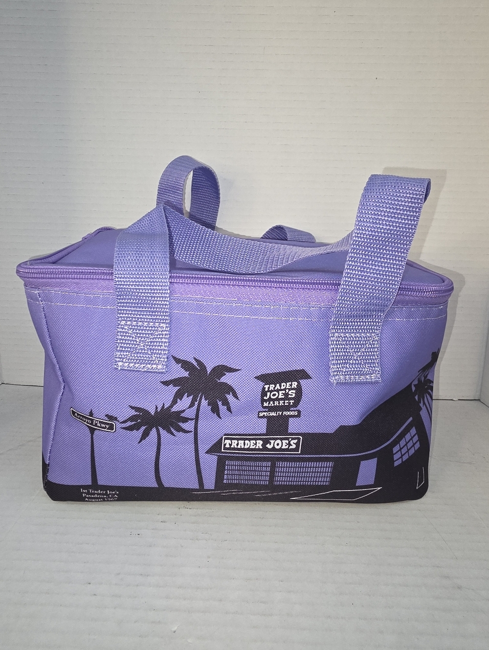 Trader Joes Mini Insulated Cooler Totes 1.5 Gal Purple